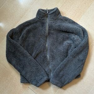 Forever 21 cropped faux fur sweater